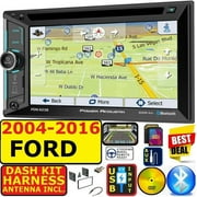 وحدة Power Acoustik Incite GPS Bluetooth داخل لوحة القيادة لسيارة Ford F150/F250/F350/F450/F550