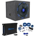 thumbnail image 1 of Power Acoustik MOFO-154X 15" 3000w Subwoofer+Sealed Box+Mono Amplifier+Amp Kit, 1 of 27