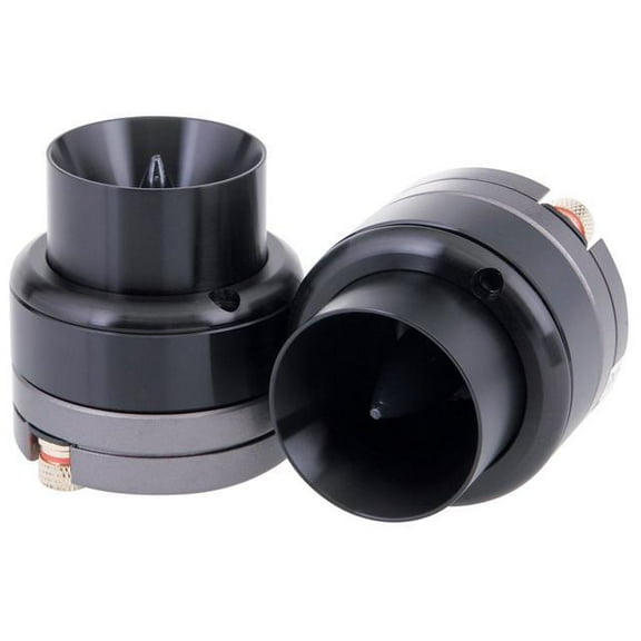 Power Acoustik 2x 1" Pro Audio Bullet Horn Super Tweeters Black 400W 4 Ohm NX-5