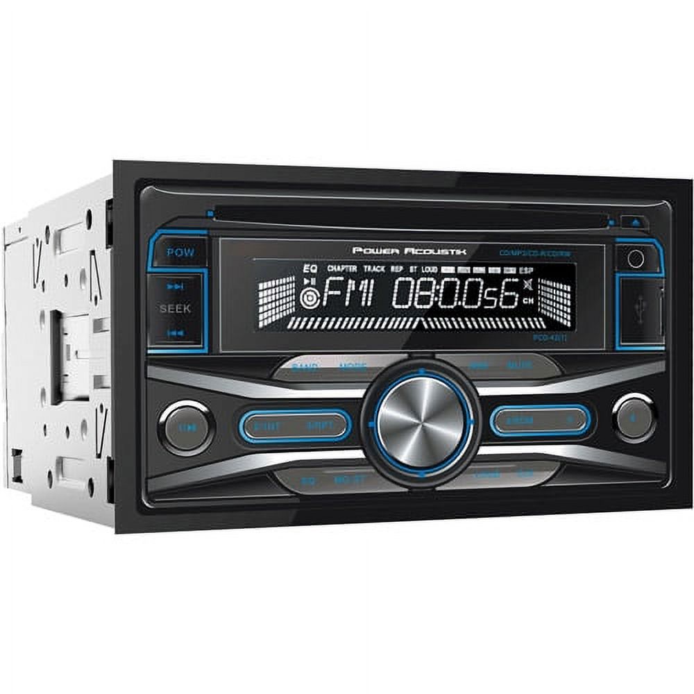 Power Acoustik PCD-42B, Double DIN CD/MP3, AM/FM Receiver with 32GB USB Playback - image 1 of 1
