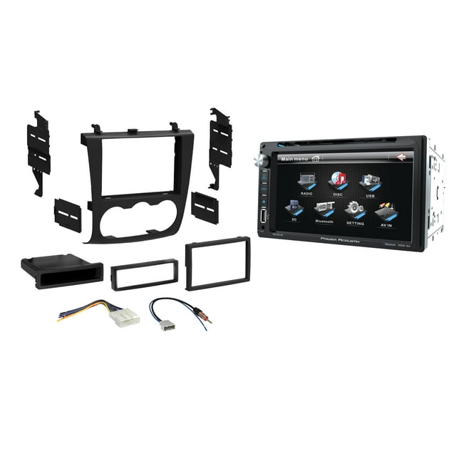Power Acoustik PD651B Double DIN Bluetooth InDash DVD/CD/AM/FM Car