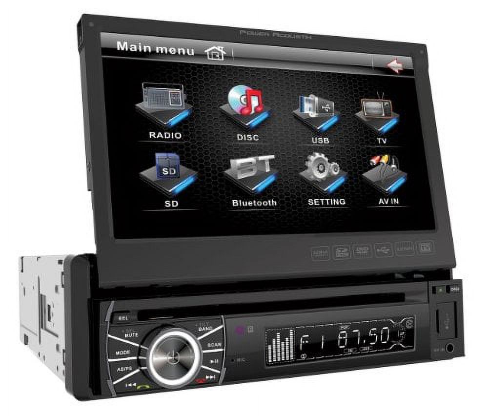 Power Acoustik PTID-8920B In-Dash DVD AM/FM Receiver with 7" Flip-Out Touchscreen Monitor and USB/SD Input - image 1 of 3