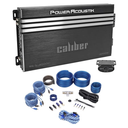 Power Acoustik RE5-3000D 3000w 5-Channel Car Audio Amplifier Class A/B+Amp Kit