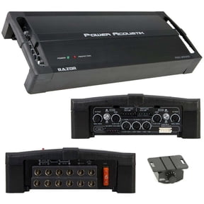 Power Acoustik RZ5-2500D RAZOR 2500W 5-Channel Vehicle Audio Amplifier, 6.3 lbs