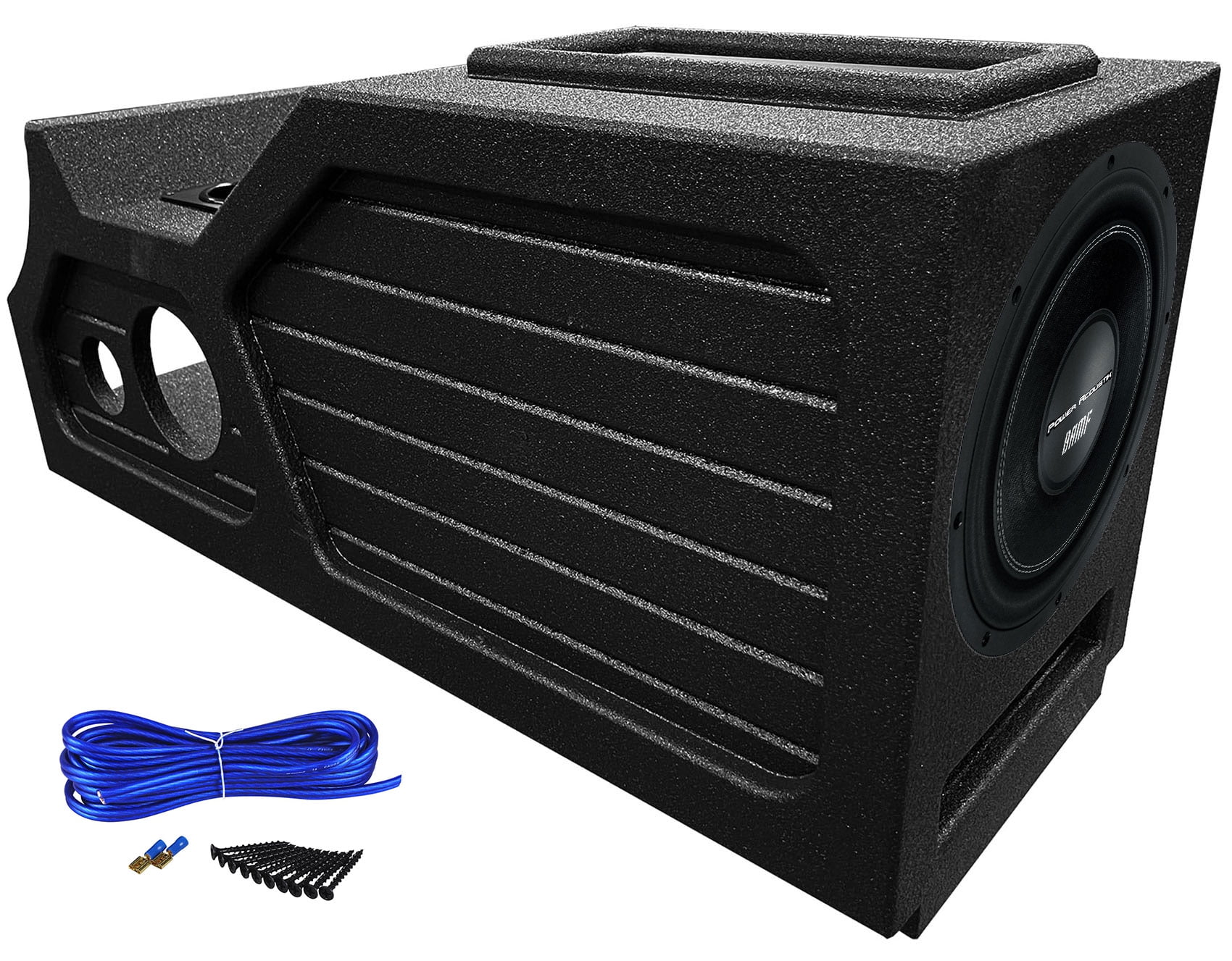 Power Acoustik Subwoofer+Center Console Sub Box Enclosure For 200713