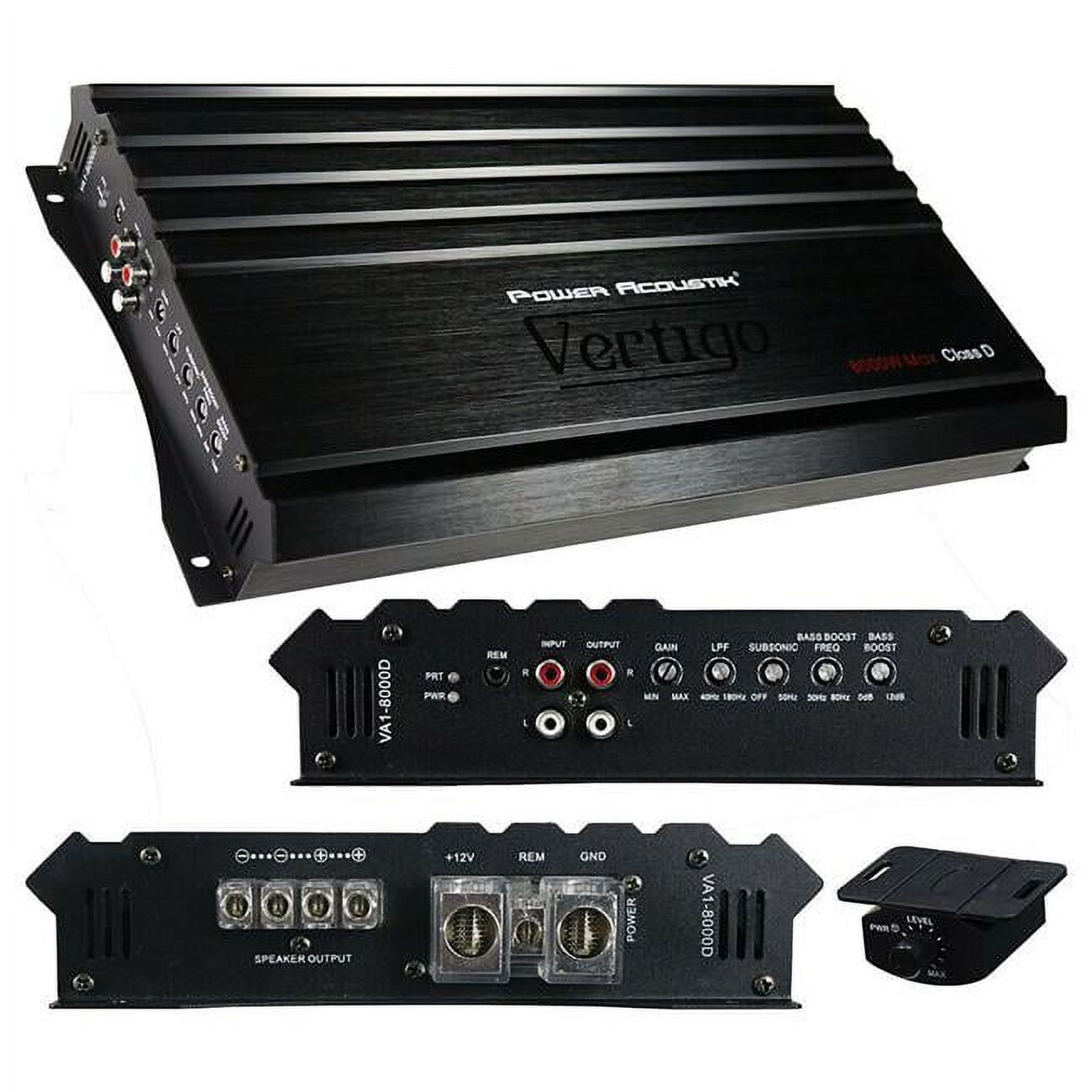 Power Acoustik VA18000D Vertigo 8000 Watt Car Audio Monoblock