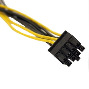 Power Adapter Cable Molex LP4 4 Pin to 8 Pin, PCIe GPU Converter Cord for Video Card, 18cm IDE to EPS12V Wire for PC Build