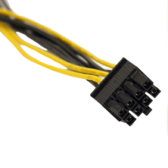 Power Adapter Cable Molex LP4 4 Pin to 8 Pin, PCIe GPU Converter Cord for Video Card, 18cm IDE to EPS12V Wire for PC Build