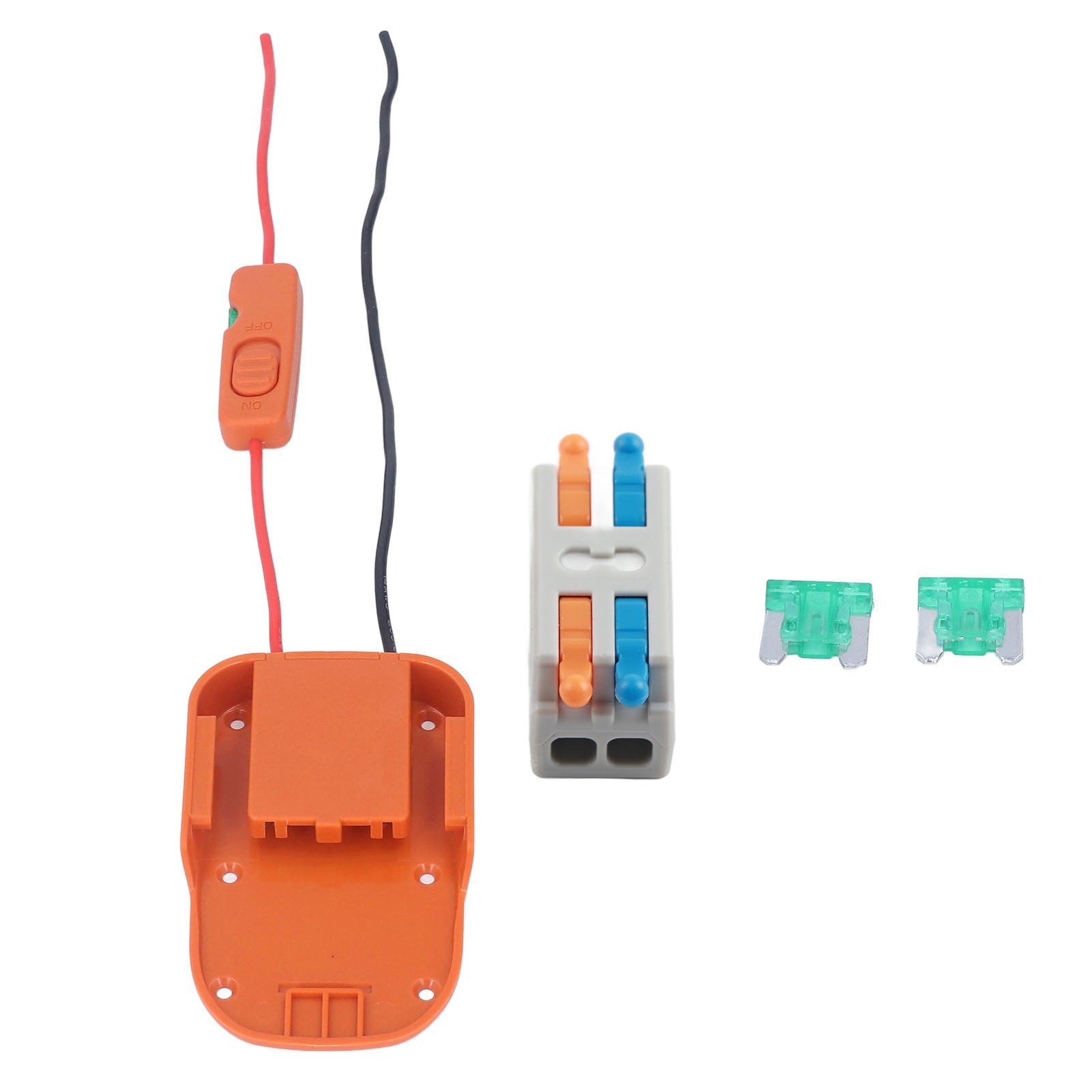 Power Adapter Professional Battery Dock Power Connector with Fuse