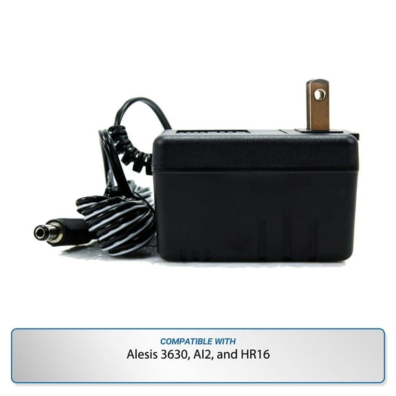 Alesis Power Supply Adapter for 3630, AI2, HR16 Replacement