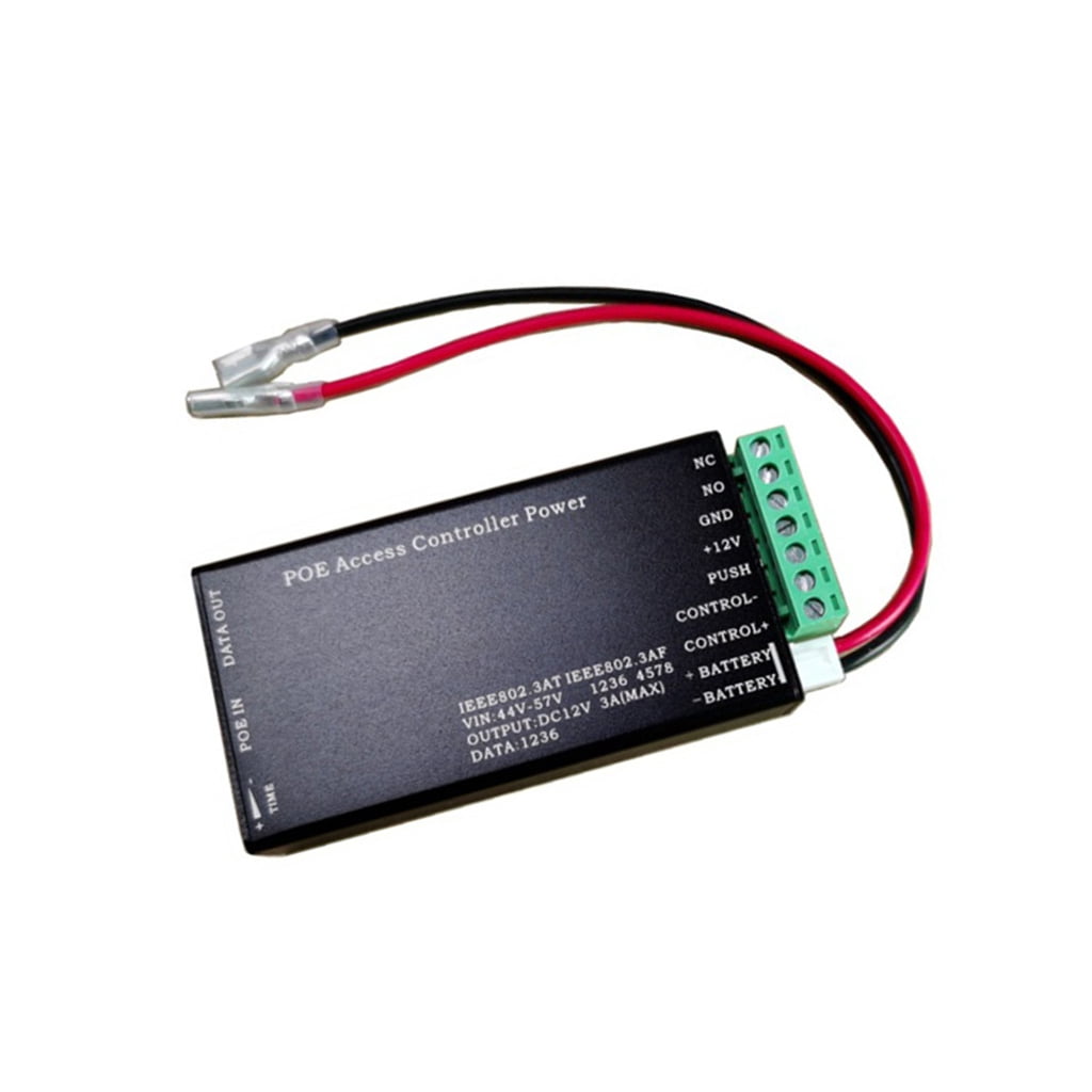 Gate Control Adapter Power Adapters for Access Controls Systems POE 48V to 12.6V 3A Isolated ...