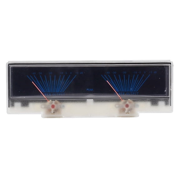 Power Amp lifier Panel Dual Analog VU Meter Audio Level dB Meter With Back Lit