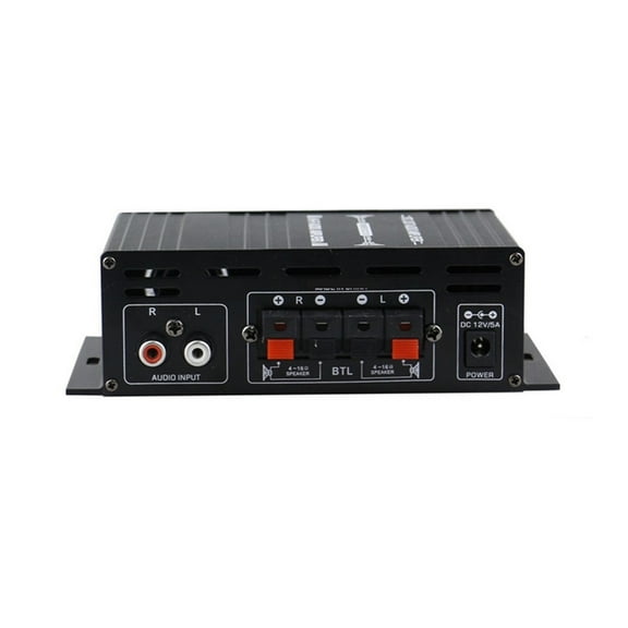 Power Amplifier 12V HiFi Bass Stereo Mini Amplifier Dual Channel Music Player Home Theater ,Multi Modes