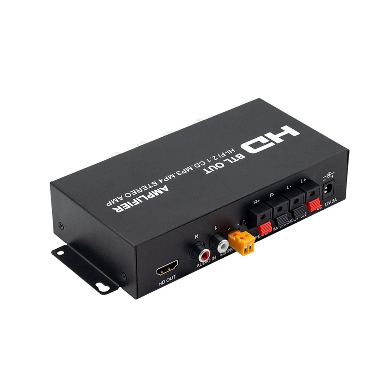 Power Amplifier 80Wx2 Subwoofer HI-FI 2.1CH Amplifier Stereo Bass Sound Bass MP3 Car Power Amp ,Bass & Treble Control