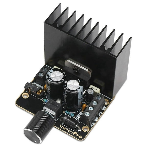 Power Amplifier Board,30w+30w Dual Channel 2.0 Audio Amplifier Kit Class Ab Dc 12v Digital Stereo Amp Module Tda7377