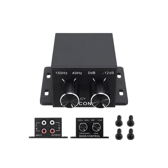 Power Amplifier Practical Output Interface Adjustable Bass Subwoofer Universal Crossover Controller ,Bass & Treble Control