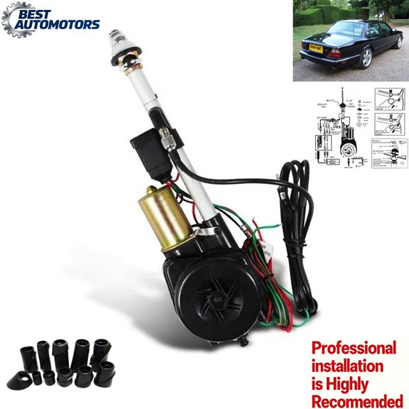 Power Antenna Aerial AM/FM Radio Replacement Mast Kit For Jaguar Vanden Plas XKR XK8 XJR XJ8 XJ6 XJS