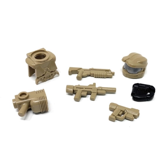 Brickforge Power Assault (Dark Tan) - BrickForge Minifigure Weapons Pack - Walmart.com