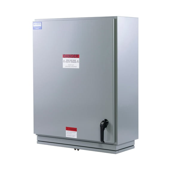 Power Assemblies Compact Generator Docking Station, 400 Amp, 277/480 Volts -3 Phase 4 Wire, NEMA 4/12 CAM Lock Input, Series 16 CAM connectors, Color Code BRN/ORG/YEL/WHT/GRN, Portable Power Solution