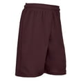 thumbnail image 1 of Power Athletic Shorts, 7" Inseam, Youth Large, Maroon, 1 of 1