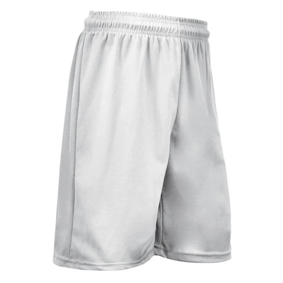 Power Athletic Shorts, 9" Inseam, Adult 3X-Large, White