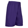 thumbnail image 1 of Power Athletic Shorts, 9" Inseam, Adult Large, Purple, 1 of 1