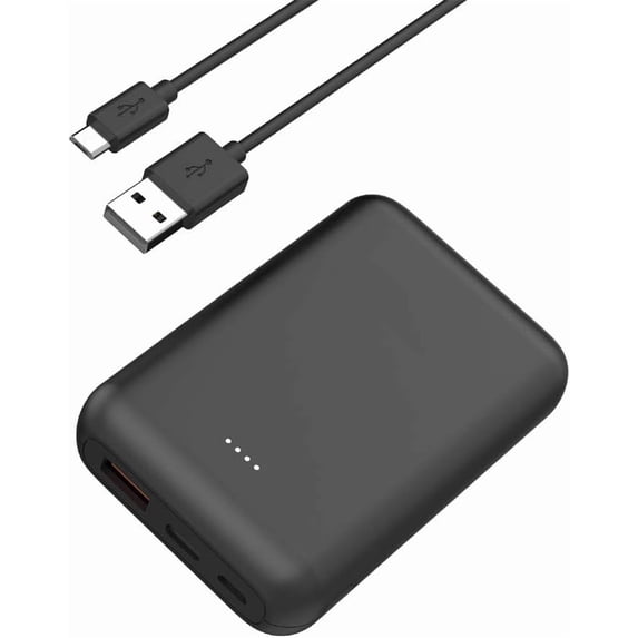Power Bank 10000mAh for Samsung Galaxy A05/A13 5G/A14 5G/A23 5G/A33 5G/A53 5G/A73 5G - Charger Portable Backup Battery 1-Port USB 1-Port USB-C