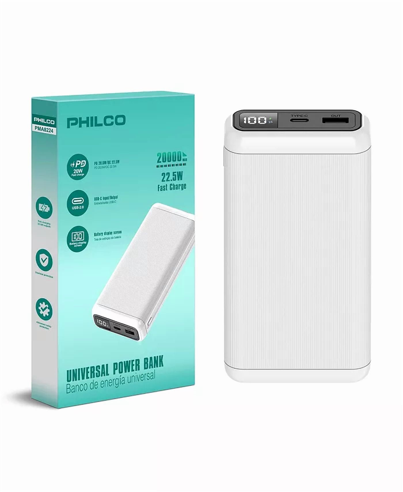 Power Bank 20000mAh, PD Fast Charger, Portable External