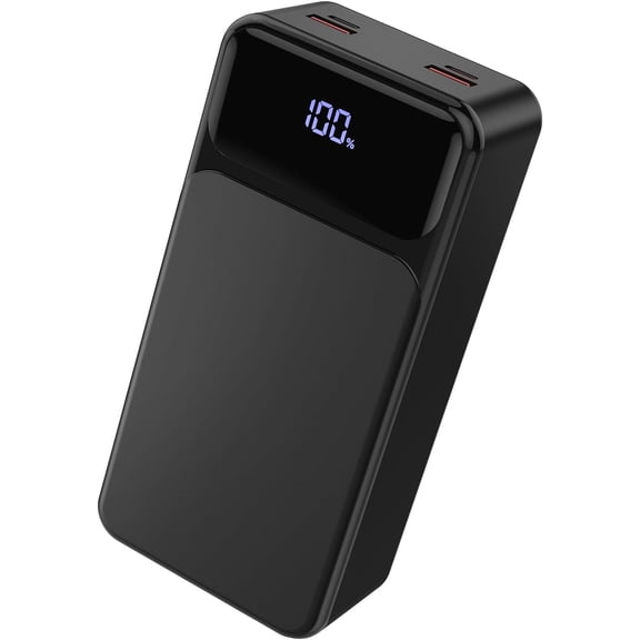 Power Bank 22.5W Fast Charging Portable Charger USB-C with 4 Outputs & 2 Inputs LED Display Huge Capacity External Battery Pack for iPhone, Samsung, iPad etc