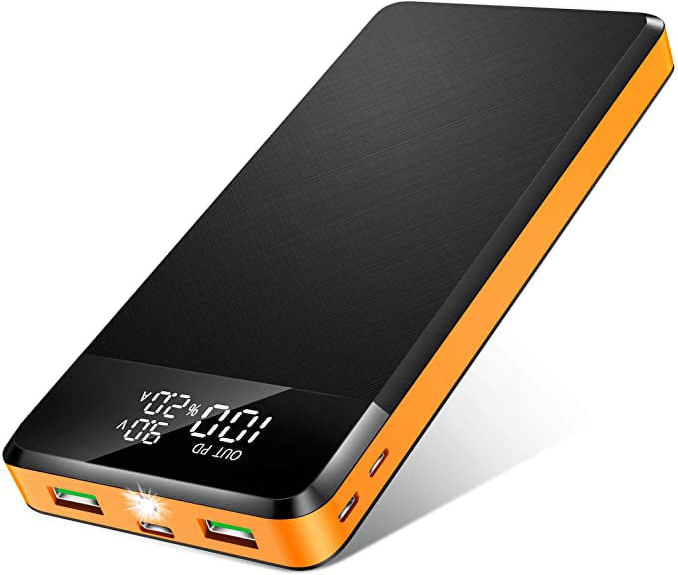 Power Bank 26800mAh, Portable Phone Charger w/LED Display 3 Inputs