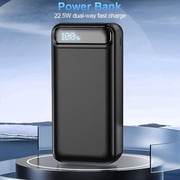50000mAh 22.5W Fast Charging Power Bank, USB-C Quick Charge 3 Outputs 2 Inputs LED Display Portable Charger for most electronic devices on the market