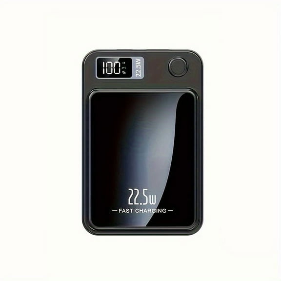 Power Bank Mini Magnetic Wireless Charging Mobile Power, 5000mAh Portable Battery Pack with USB-C Input And Output, Suitable for iPhone 15/ 16, Android Samsung And Other Devices Portable Charger