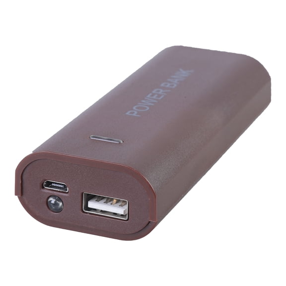 Power Banks Case Charging Case Housing 18650 Holder with LED Light USB Output Charging Box for Phone