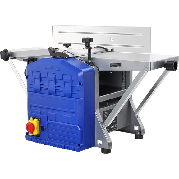 Power Benchtop Planer, 1250W Powerful Electric Planer Worktable Thickness Planer, 8000 RPM Wood Planer, Low Dust Work, Low Noise for Hard & Soft Wood Planing & Thicknessing Planers Woodworking