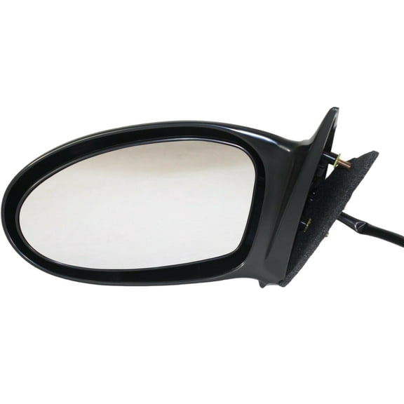 Power Black Fixed Side View Mirror Driver Side Left Hand LH For 99-04 Alero Fits select: 1999-2004 OLDSMOBILE ALERO GL