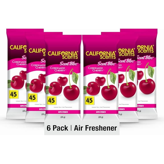 Power Bloc Car Air Freshener, Stocking Stuffers, Coronado Cherry Scent