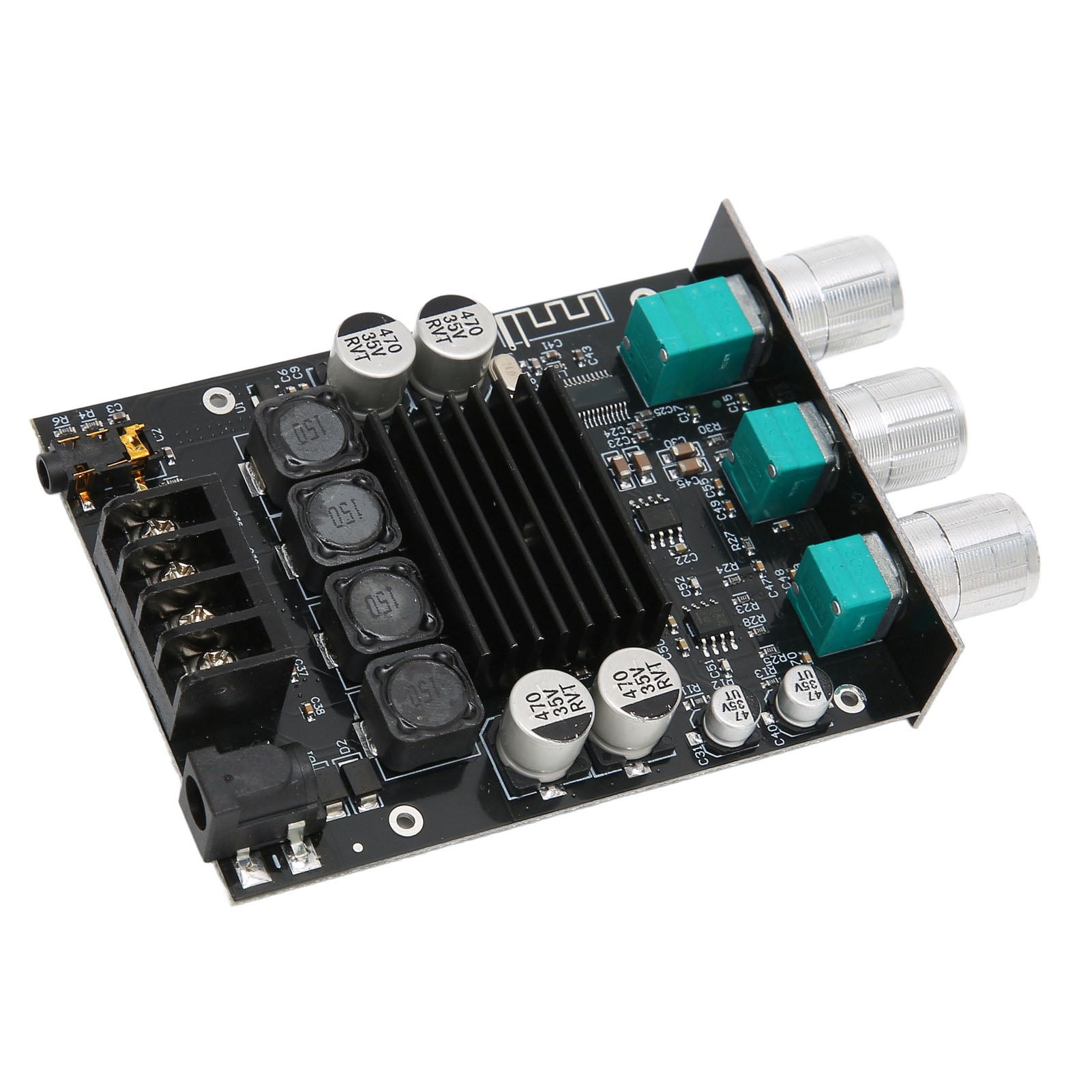 Power Board, Dual Channel Subwoofer Audio Power Module, DC 1224V, 100W