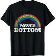 Power Bottom Gay Pride Rainbow Culture T Shirt