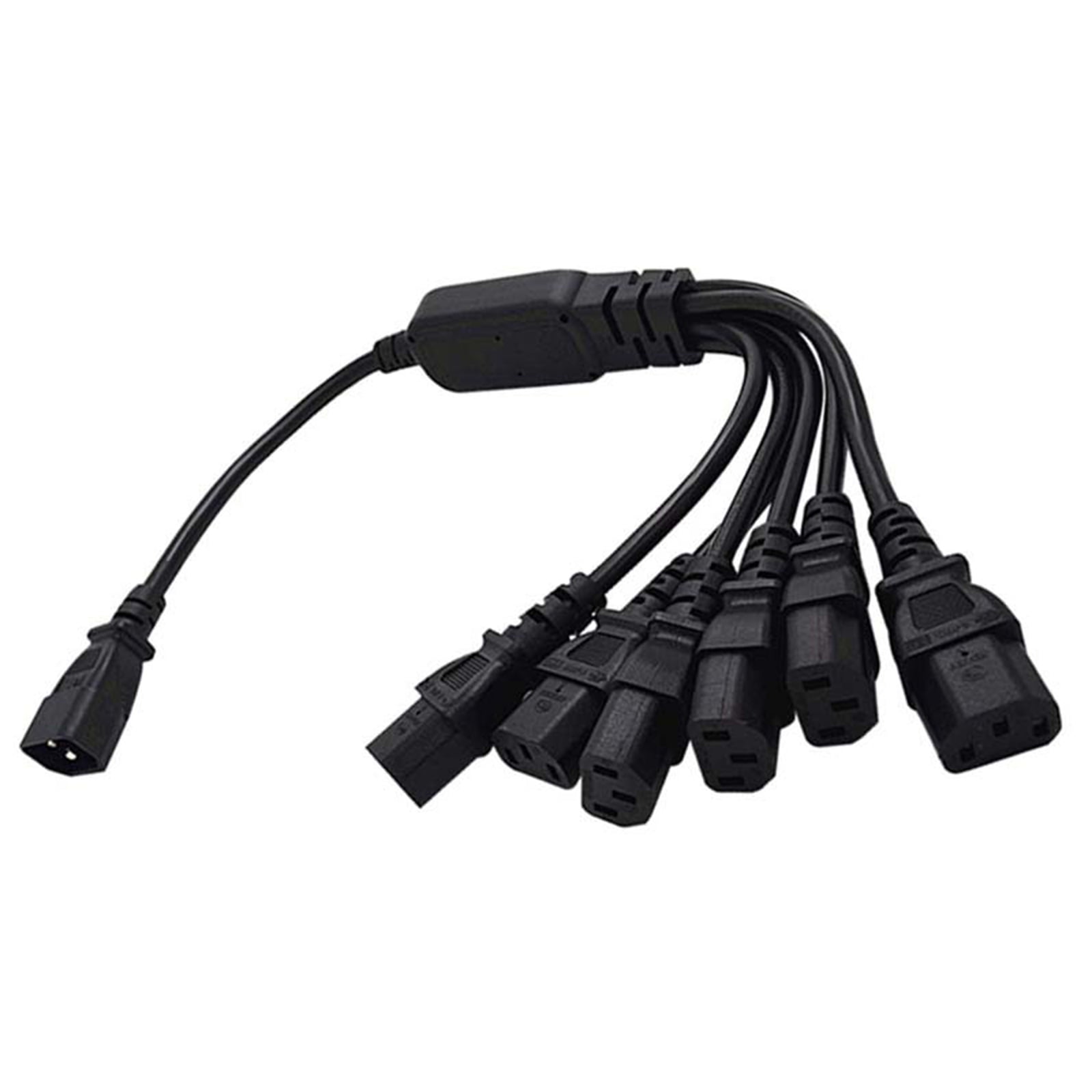 Power Cable C14 to 6xC13 Extension Cord Heavy Gauges Power Extension Cable Power Cord 10A250V Power Supplies