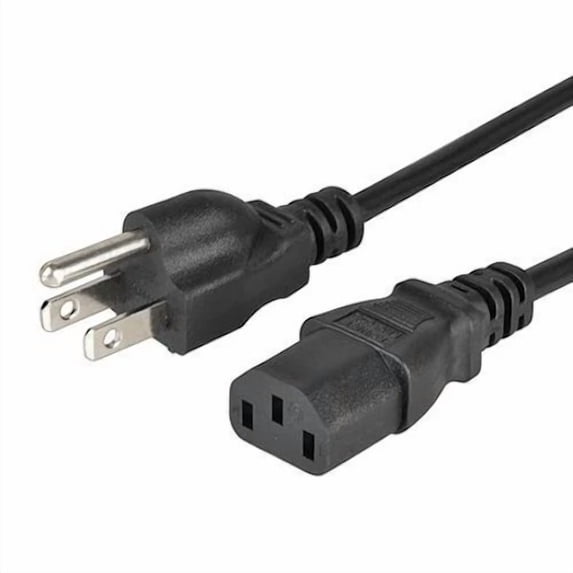 Power Cable Cord For Sony Bravia Tv Model Kdl-26S2010 3-Prong 5Ft
