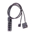 thumbnail image 1 of Power Cable Hub Splitter Adapter 1 to 5 4Pin CPU Cooling Case Chasis Fan for Computer 4Pin, 1 of 9