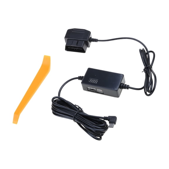 Power Cable Power Adapter Cable with Switches Button Adapter Cable Connector for Dashing Camera 24 Hours Monitors