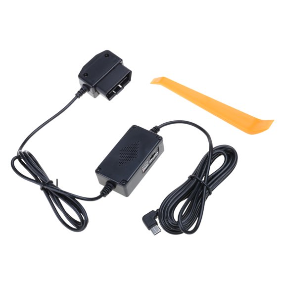 Power Cable Power Adapter Cable with Switches Button Adapter Cable Connector for Dashing Camera 24 Hours Monitors