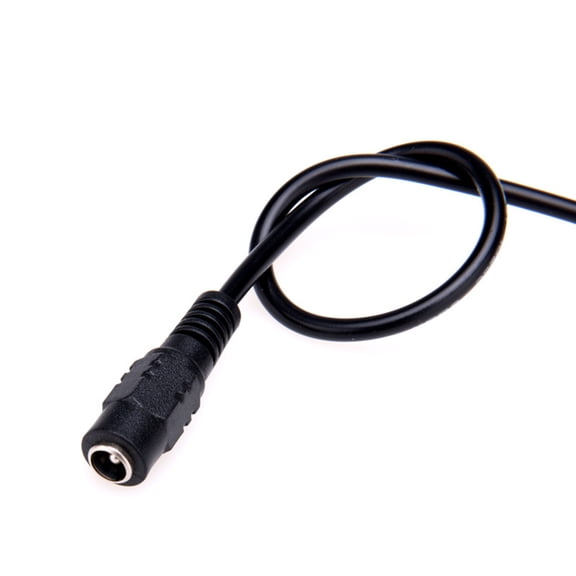 Power Cable with DC5521mm Connectors, Color Wiring for Electronics for CCTV Security Camera