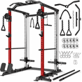 thumbnail image 1 of ALLVIATE Power Cage, 2000LBS Space Saving All-in-One Design, Cable Crossover with Premium Aluminum Dual Independent Pulley System, Heavy Duty Full Body Workout Cage with Complete Training Attachments, 1 of 9