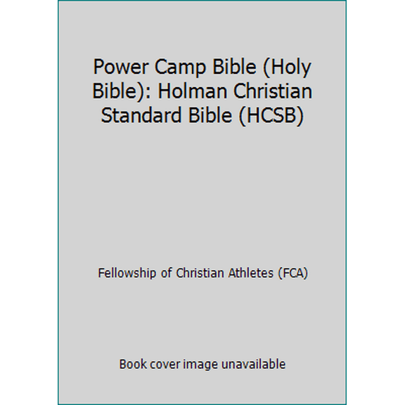 Pre-Owned Power Camp Bible (Holy Bible): Holman Christian Standard Bible (HCSB) (Paperback) 1586405527 9781586405526