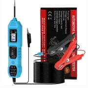 Power Circuit Probe Tester, 6V/12V/24V DC Circuit Tester Automotive, Multifunctional Car Electric Circuit Tester Power Fuse & Voltage Tester Light, Short Circuit Breake Finder Electrical Tools, Blue