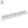 thumbnail image 1 of Power Comb Splitter 12 Modules 63A 230V High Capacity Electrical Distribution Busbar For Dpn Copper Conductor Insulated Tank Horizontal Wiring Efficiency Terminal Block D, 1 of 6