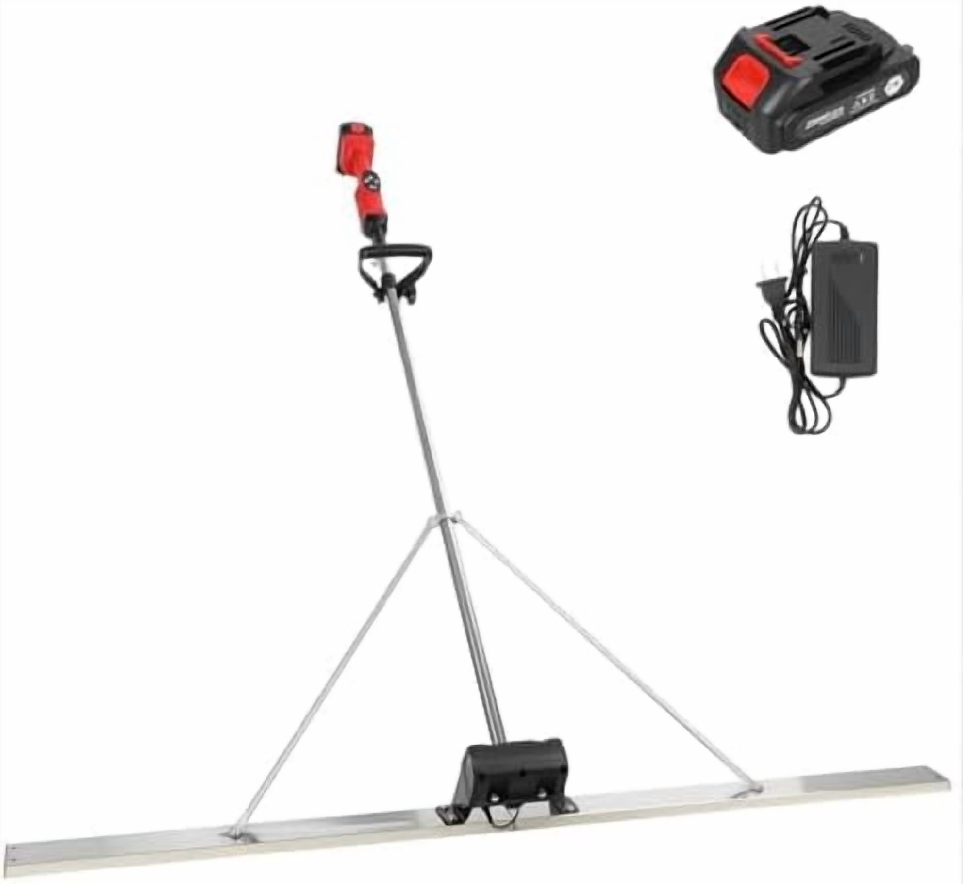 Power Concrete Screed Vibratory Kit Concrete Finishing Tool | Battery ...