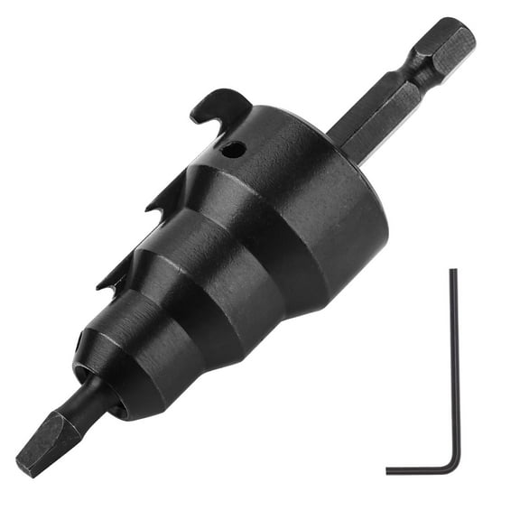 Power Conduit Reamer with Improved Bit Designed to Fit into Power Drill Chucks